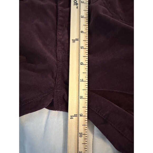 AG Adriano Goldschmied The Legging Super‎ Skinny Maroon Corduroy Pants 26R - Picture 7 of 8